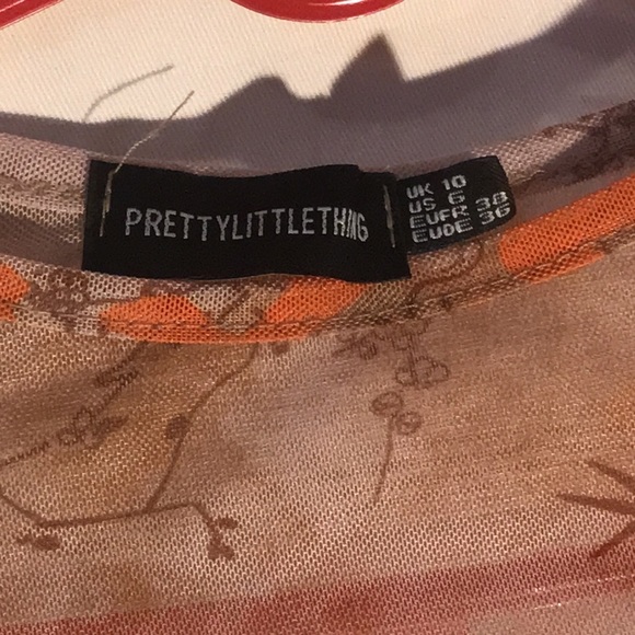 Pretty Little Thing top Size 6 - Picture 3 of 4